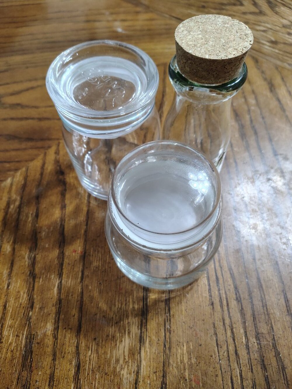 Three Variety Empty Storage Jars